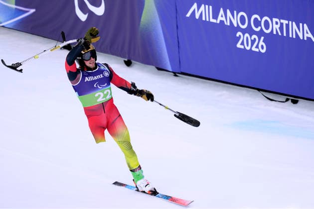 GLOETZNER Christoph Team GER Ski Alpine Kombination stehend Maenner in Cortina Paralympische Winterspiele 2026 Cortina - Milano am 10.03.2026 in Cortina *** GLOETZNER Christoph Team GER Ski Alpine Combined standing men in Cortina Paralympic Winter Games 2026 Cortina Milano on 10 03 2026 in Cortina Copyright: xLacixPerenyix