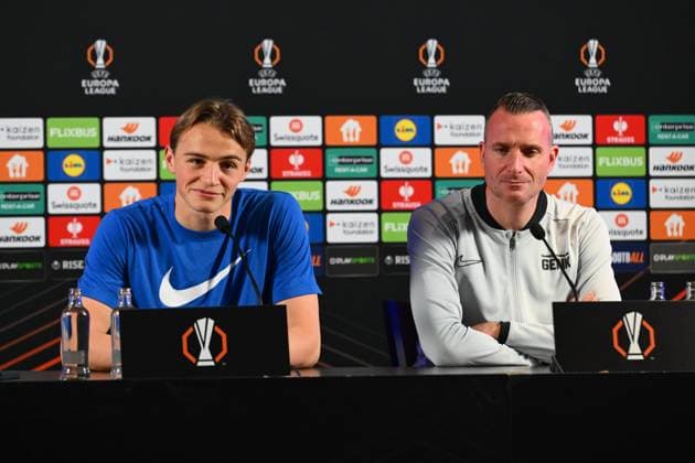 Football, EL, KRC Genk press conference