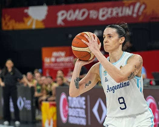 Argentina v Australia - FIBA Women s Basketball World Cup 2026 Qualifying Tournaments ISTANBUL, TURKIYE - MARCH 11: Julieta Mungo of Argentina in action during the FIBA Women s Basketball World Cup 2026 Qualifying Tournaments match between Argentina and Australia at Turkcell Basketball Development Center in Istanbul, Turkiye, on March 11, 2026. Esra Bilgin Anadolu Istanbul Turkey. Editorial use only. Please get in touch for any other usage.  Copyright: x2026xAnadoluxEsraxBilginx