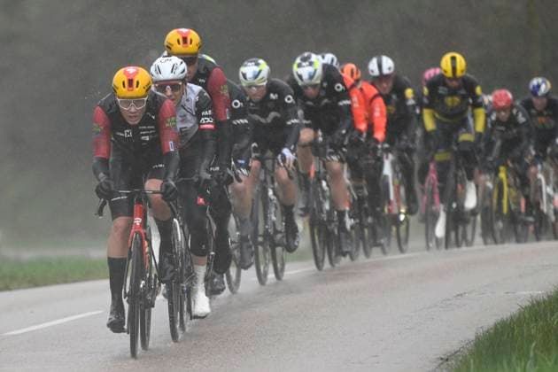 Paris Nice 2026 Stage 4 UCHON, FRANCE - MARCH 11 : rider of team Uno-X Mobility during stage 4 of the 84th edition of Paris - Nice an UCI World Tour 2.UWT cycling road race stage for Men Elite of 195 km with start in Bourges and finish in Uchon on March 11, 2026 in Uchon, France, 11 03 2026 ( Motordriver Guy De Vuyst - Uchon France  Copyright: xNicoxVereeckenx