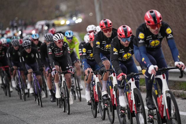 Milan Jonathan Of Lidl-Trek during the 221-kilometer Stage 3 of the Tirreno-Adriatico cycling race from Cortona to Magliano de™ Marsi - Italy - Wednesday, March 11, 2026. - cycling .  Copyright: xMarcoxAlpozzi LaPressex