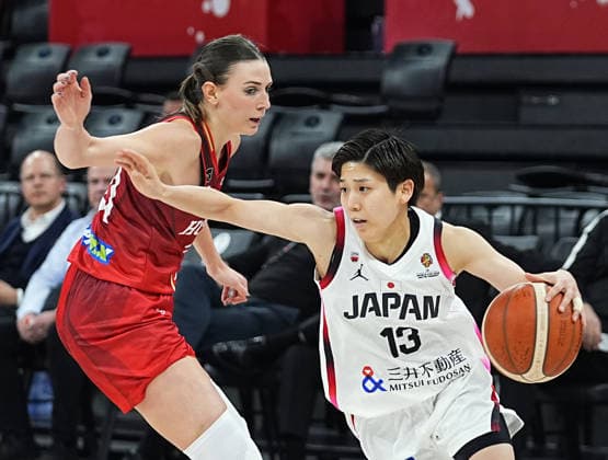 Japan v Hungary - FIBA Women s Basketball World Cup 2026 Qualifying Tournaments ISTANBUL, TURKIYE - MARCH 11: Japan’s Rui Machida (13) and Hungary’s Reka Lelik (L) compete for the ball during the FIBA Women’s Basketball World Cup Qualifiers Group C match between Japan and Hungary at the Turkcell Basketball Development Center in Istanbul, Turkiye, on March 11, 2026. Esra Bilgin Anadolu Istanbul Turkey. Editorial use only. Please get in touch for any other usage.  Copyright: x2026xAnadoluxEsraxBilginx