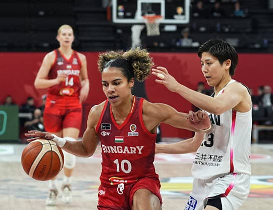 Japan v Hungary - FIBA Women s Basketball World Cup 2026 Qualifying Tournaments ISTANBUL, TURKIYE - MARCH 11: Japan’s Nina Aho (13) and Hungary’s Rui Machida (10) compete for the ball during the FIBA Women’s Basketball World Cup Qualifiers Group C match between Japan and Hungary at the Turkcell Basketball Development Center in Istanbul, Turkiye, on March 11, 202 Esra Bilgin Anadolu Istanbul Turkey. Editorial use only. Please get in touch for any other usage.  Copyright: x2026xAnadoluxEsraxBilginx