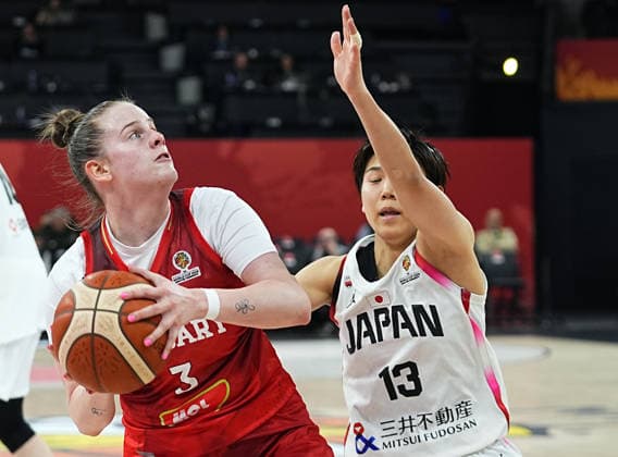 Japan v Hungary - FIBA Women s Basketball World Cup 2026 Qualifying Tournaments ISTANBUL, TURKIYE - MARCH 11: Japan’s Rui Machida (13) and Hungary’s Reka Dombai (3) compete for the ball during the FIBA Women’s Basketball World Cup Qualifiers Group C match between Japan and Hungary at the Turkcell Basketball Development Center in Istanbul, Turkiye, on March 11, 2026. Esra Bilgin Anadolu Istanbul Turkey. Editorial use only. Please get in touch for any other usage.  Copyright: x2026xAnadoluxEsraxBilginx