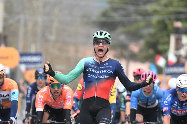 11-03-2026 Tirreno - Adriatico; Tappa 03 Cortona - Magliano De Marsi; 2026, Decathlon - Cma Cgm; Andresen Lund, Tobias; Magliano De Marsi; 