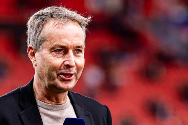 Head Coach Kasper Hjulmand of Bayer 04 Leverkusen during an interview with TNT Sports Bayer 04 Leverkusen v Arsenal FC, UEFA Champions League 2025 26 Round of 16 First Leg, Bayer 04 Leverkusen v Arsenal FC, BayArena, March 11, 2026, Leverkusen, Germany.