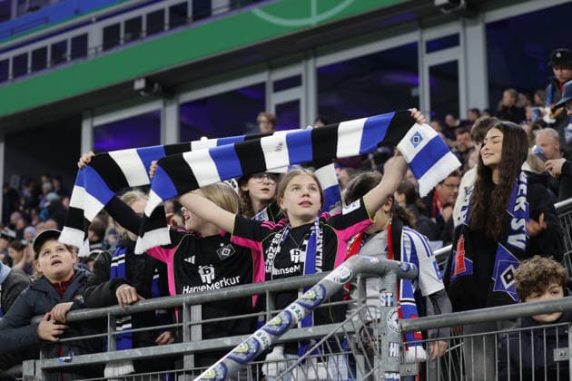 HSV Fans Football, Season 2025 2026, Women, DFB Cup, Quarterfinals, Volksparkstadion Hamburg, Hamburger SV vs FC Bayern Muenchen DFL REGULATIONS PROHIBIT ANY USE OF PHOTOGRAPHS AS IMAGE SEQUENCES AND OR QUASI VIDEO