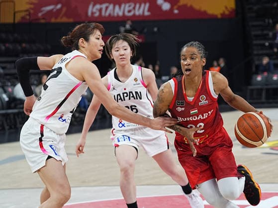 Japan V Hungary - FIBA Women s World Cup Qualifiers ISTANBUL, TURKIYE – MARCH 11: Japan s Norika Konno (2) in action against Hungary s Yvonne Turner (22) during the FIBA Women s Basketball World Cup Qualifiers Group C match between Japan and Hungary at the Turkcell Basketball Development Center in Istanbul, Turkiye, on March 11, 2026. Esra Bilgin Anadolu Istanbul Turkey. Editorial use only. Please get in touch for any other usage.  Copyright: x2026xAnadoluxEsraxBilginx