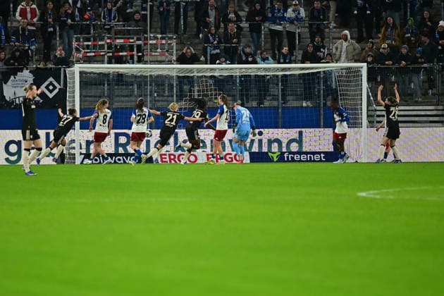 Soccer I Women I 2025 2026 season I DFB Cup I Quarter-final I Hamburger SV FC Bayern Munich I 11 03 2026 Edna Imade 29, FC Bayern Munich scores 0 1 Hamburg Volksparkstadion Hamburg Germany Copyright: xLobeca WolfxGebhardtx