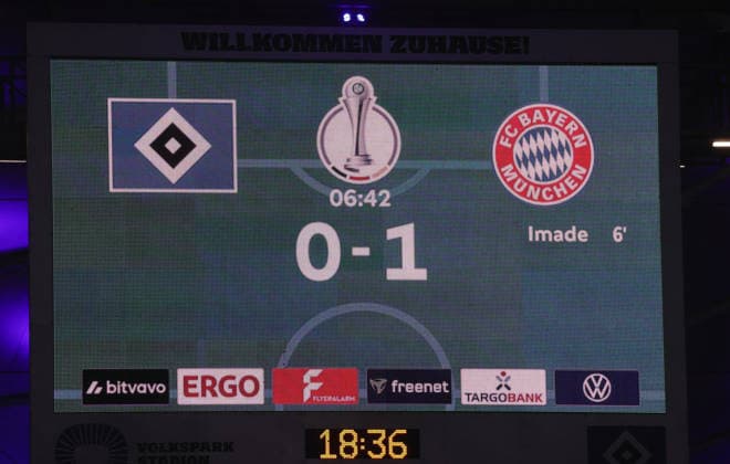 Football, Season 2025 2026, Women, DFB Cup, Quarterfinals, Volksparkstadion Hamburg, Hamburger SV vs FC Bayern Muenchen DFL REGULATIONS PROHIBIT ANY USE OF PHOTOGRAPHS AS IMAGE SEQUENCES AND OR QUASI VIDEO