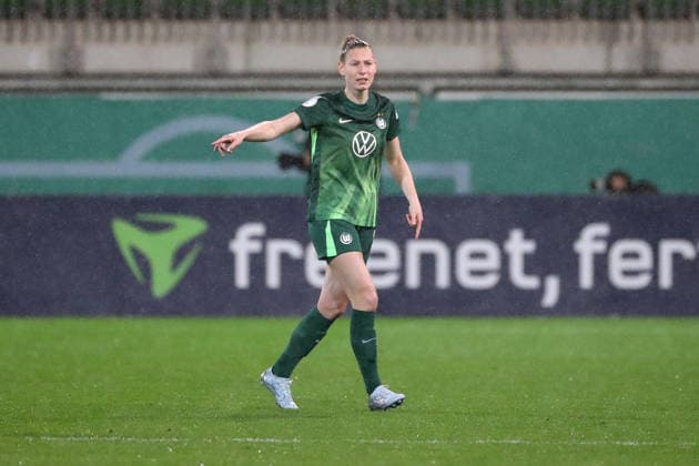 VfL vs Frankfurt, DFB Pokal Women Wolfsburg, 11 03 2026, Football, Women, VfL Wolfsburg vs Eintracht Frankfurt, Quarterfinals DFB Pokal, Season 2025 2026 Sarai Linder VfL Wolfsburg AOK Stadion Germany