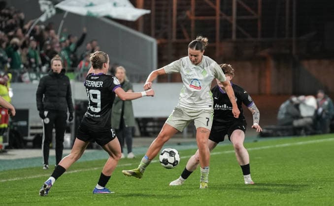 Germany DFB Pokal Women 2025 2026, SGS Essen vs SV Werder Bremen, Wednesday 11 03 2026 Stadion an der Hafenstraße Nordrhein Westfalen, Germany Larissa Mühlhaus SV Werder Bremen, 7 in duel Copyright: xMerlexKölkingx