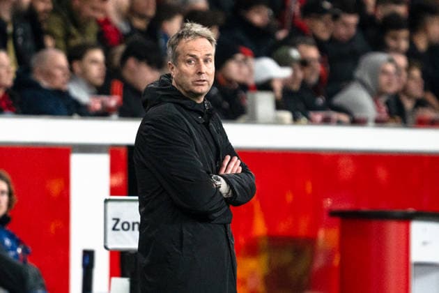 UEFA Champions League 2025 2026 Bayer 04 Leverkusen vs Arsenal, Round of 16 First Round, Wednesday, 11 03 2026 BayArena Nordrhein Westfalen, Germany Kasper Hjulmand Head Coach Copyright: xCelinaxLeiersx