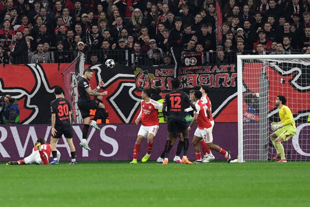 Robert Andrich Bayer 04 Leverkusen scores his team™s first goal during the UEFA Champions League 2025 26 Round of 16, First Leg match between Bayer 04 Leverkusen and FC Arsenal, BayArena on March 11, 2026 in Leverkusen, Germany Photo by Ralf Treese DeFodi Images Robert Andrich Bayer 04 Leverkusen scores his team™s first goal during the UEFA Champions League 2025 26 Round of 16, First Leg, match between Bayer 04 Leverkusen and FC Arsenal at BayArena on February 24, 2026 in Leverkusen, Germany Photo by Ralf Treese DeFodi Images