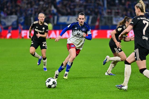 Soccer I Women I Season 2025 2026 I DFB Cup I Quarterfinals I Hamburger SV FC Bayern Munich I 11 03 2026 Pauline Annette Machtens 28, Hamburger SV Hamburg Volksparkstadion Hamburg Germany Copyright: xLobeca WolfxGebhardtx