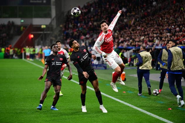 Leverkusen v Arsenal - UEFA Champions League LEVERKUSEN, GERMANY - MARCH 11: Martin Zubimendi of Arsenal in action during the UEFA Champions League match between Leverkusen and Arsenal at BayArena in Leverkusen, Germany on March 11, 2026. Hesham Elsherif Anadolu Leverkusen Germany. Editorial use only. Please get in touch for any other usage.  Copyright: x2026xAnadoluxHeshamxElsherifx