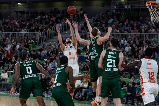 Basketball, EuroCup, Cedevita Olimpija Ljubljana - Niners Chemnitz 99ers