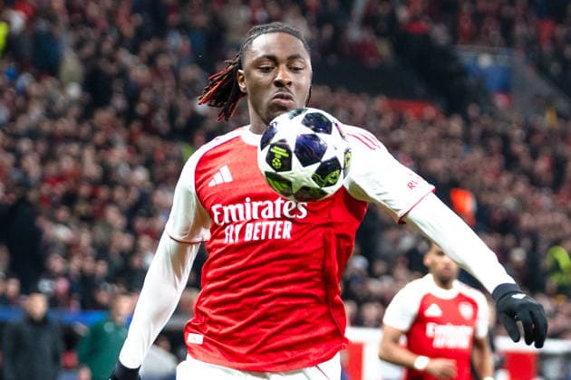 UEFA Champions League 2025 2026 Bayer 04 Leverkusen vs Arsenal, Round of 16 First Round, Wednesday, 11 03 2026 BayArena Nordrhein Westfalen, Germany Eberechi Eze Arsenal, 10 Copyright: xCelinaxLeiersx