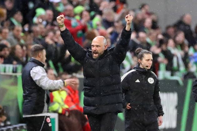 VfL vs Frankfurt, DFB Pokal Women Wolfsburg, 11 03 2026, Football, Women, VfL Wolfsburg vs Eintracht Frankfurt, Quarterfinal DFB Pokal, Season 2025 2026 Final Cheer, Head Coach Stephan Lerch VfL Wolfsburg AOK Stadion Germany