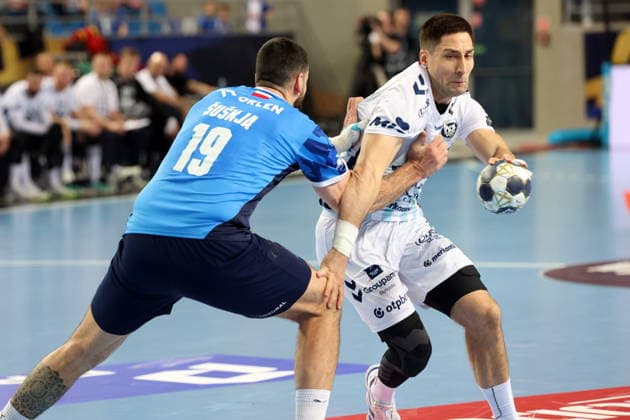 Plock 11.03.2026 Liga mistrzow pilka reczna mezczyzn faza grupowa sezon 2025 26 --- Group Chase mens handball EHF Champions League Orlen Wisla Plock - OTP Bank - Pick Szeged Leon Susnja Lazar Kukic Fot. Marcin Solarz FotoPyK NEWSPIX.PL --- newspix.pl 