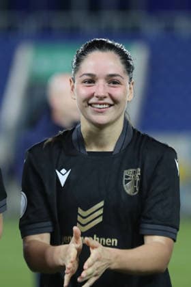 DFB Pokal Frauen FC Carl Zeiss Jena SC Sand 1946 11 03 26 Olivia Matilde Johansson Alcaide 9, Carl Zeiss Jena Fußball, DFB Pokal Frauen, Viertelfinale FC Carl Zeiss Jena vs SC Sand 1946 am 11 03 26 im Ernst Abbe Sportfeld ad hoc arena, Jena DFL REGULATIONS PROHIBIT ANY USE OF PHOTOGRAPHS AS IMAGE SEQUENCES AND OR QUASI VIDEO Copyright: xBEAUTIFULxSPORTS JanxKaeferx