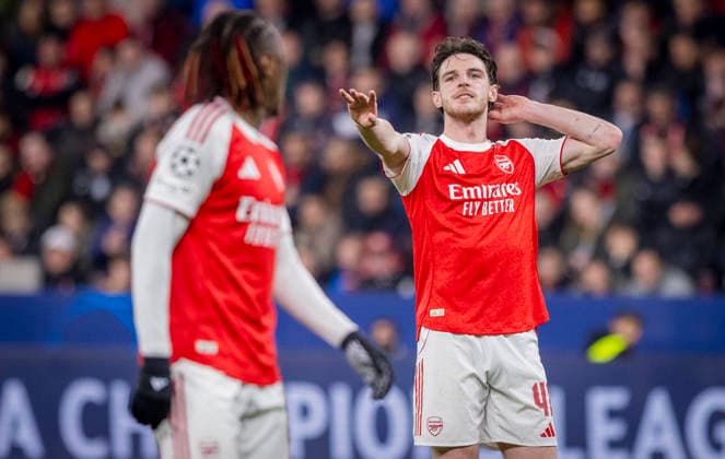 Leverkusen, Germany 11th Mar 2026 Declan Rice Arsenal Bayer Leverkusen Arsenal London 11 03 2026