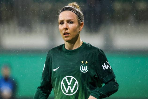 Wolfsburg, Germany 11 March 2026 DFB Womens Cup quarter-final VfL Wolfsburg Women vs Eintracht Frankfurt Women In the picture Svenja Huth VfL Copyright: HMBxMedia MadeleinexFantini