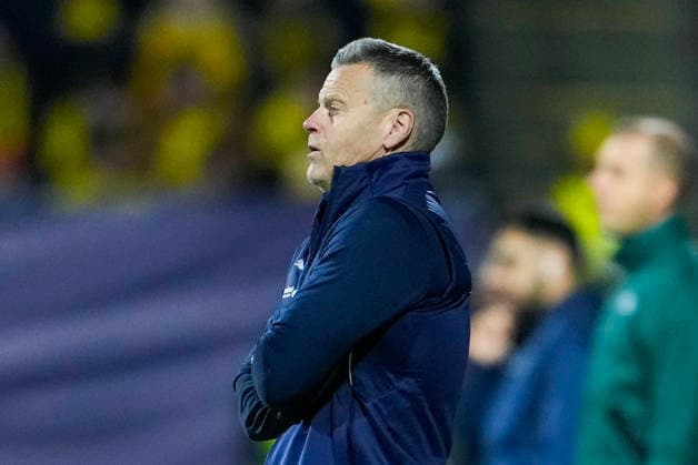 Football, Champions League 2025 2026 Bodo Glimt Sporting Lisbon Bodo, Norway 20260311 Bodo Glimt s coach Kjetil Knutsen during the Champions League football match between Bodo Glimt and Sporting Lisbon at Aspmyra Stadium Photo Fredrik Varfjell NTB Bodo Norway EDITORIAL USE ONLY RESTRICTED USE FOR BETTING COMPANIES  Copyright: xFredrikxVarfjellx xNTBx