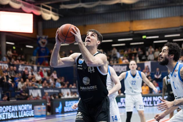 Jure Planinic MBC, 44 , Syntainics MBC vs BK Olomoucko, European North Basketball League, Round of 16, 2025 26, Germany, Czech Republic, 11 03 2026 Weissenfels Stadthalle Sachsen Anhalt Germany