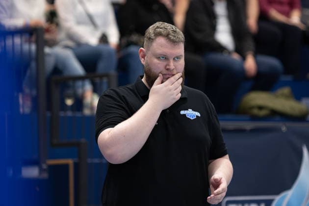 Matej Musil BKO, Haed Coach , Syntainics MBC vs BK Olomoucko, European North Basketball League, Round of 16, 2025 26, Germany, Czech Republic, 11 03 2026 Weissenfels Stadthalle Sachsen Anhalt Germany