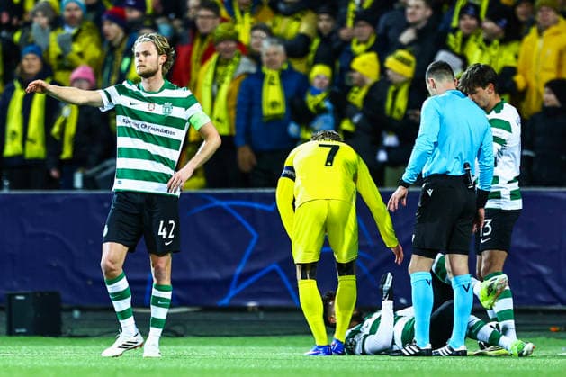 Football, Champions League 2025 2026 Bodo Glimt Sporting Lisbon Bodo 20260311 The Champions League football match between Bodo Glimt and Sporting Lisbon at Aspmyra Stadium Photo Mats Torbergsen NTB Bodo Norway EDITORIAL USE ONLY RESTRICTED USE FOR BETTING COMPANIES  Copyright: xMatsxTorbergsenx xNTBx