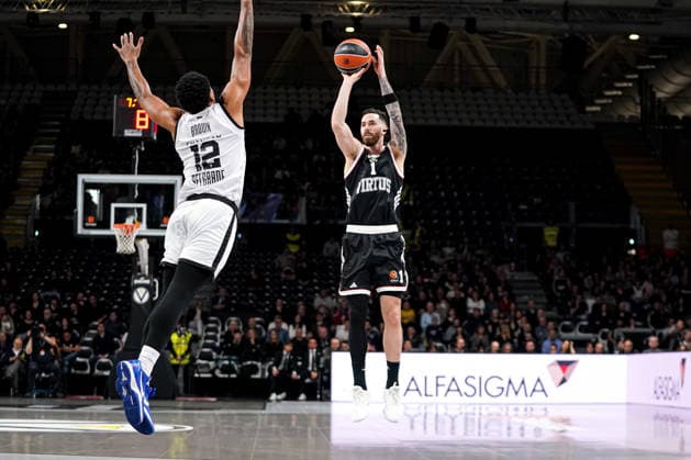 Luca Vildoza Virtus Bologna - Partizan Mozzart Bet Belgrade Euroleague 2025 26 Round 31 Bologna, 11 03 2026 Foto S.Ponticelli CIAMILLO-CASTORIA  Copyright: xStefanoxPonticellix