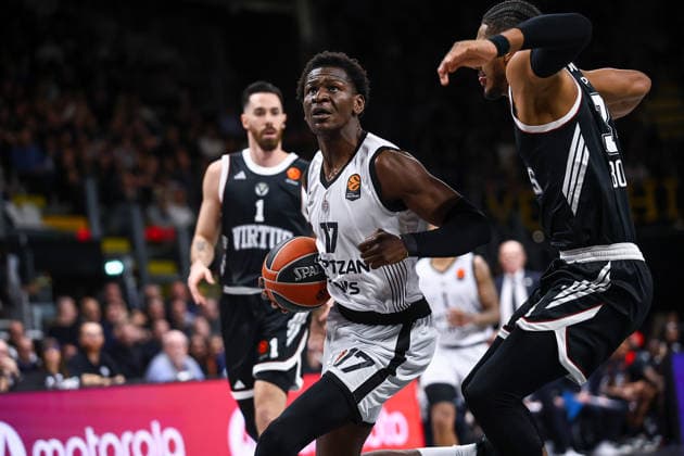 Isaac Bonga Virtus Olidata Bologna - Partizan Belgrado Virtus Bologna - LDLC Asvel Villeurbanne Euroleague 2025 26 Bologna, 11 03 2026 Foto B.Costantini Ciamillo-Castoria Bologna Virtus Arena Emilia Romagna Italy  Copyright: xBiancaxCostantinix