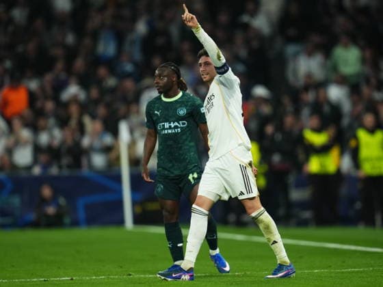 ESP: Real Madrid v Manchester City . UEFA Champions League match. Round of 16, first leg. Fede Valverde of Real Madrid during the UEFA Champions League match, Round of 16, first leg, between Real Madrid and Manchester City played at Santiago Bernabeu Stadium on March 11, 2026 in Madrid Spain. kpng Copyright: xBaguxBlancox xPRESSINPHOTOx PS_260311_RMA_MCI_014