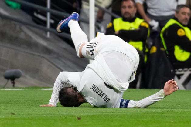 Real Madrid C F v Manchester City UEFA Champions League 2025 26 Round of 16 First Leg match Real Madrid C F v Manchester City UEFA Champions League 2025 26 Round of 16 First Leg match Federico Valverde of Real Madrid C celebrates his during the UEFA Champions League 2025 26 Round of 16 First Leg match between Real Madrid and Manchester City at Estadio Santiago Bernabeu on March 11, 2026 in Madrid Madrid, Spain Madrid Madrid Spain Real Madrid C F v Manchester City UEFA Champions League 2025 Copyright: xALEJANDROxMATIASx