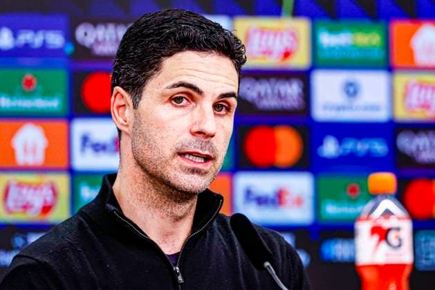 Head Coach Mikel Arteta of Arsenal FC Bayer 04 Leverkusen v Arsenal FC, UEFA Champions League 2025 26 Round of 16 First Leg, Bayer 04 Leverkusen v Arsenal FC, BayArena, March 11, 2026, Leverkusen, Germany.