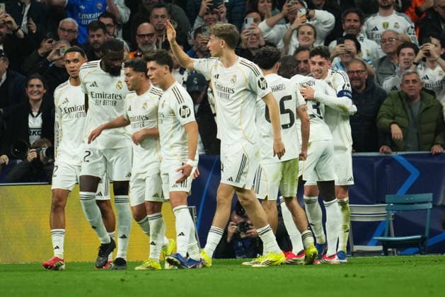UEFA Champions League match, Round of 16, first leg, between Real Madrid and Manchester City played at Santiago Bernabeu Stadium on March 11, 2026 in Madrid Spain. (Photo by Bagu Blanco PRESSINPHOTO).. Copyright: xBaguxBlancox xPRESSINPHOTOx