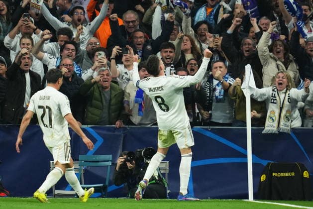 UEFA Champions League match, Round of 16, first leg, between Real Madrid and Manchester City played at Santiago Bernabeu Stadium on March 11, 2026 in Madrid Spain. (Photo by Bagu Blanco PRESSINPHOTO).. Copyright: xBaguxBlancox xPRESSINPHOTOx