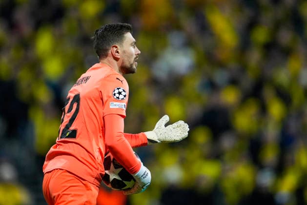Football, Champions League 2025 2026 Bodo Glimt Sporting Lisbon Bodo, Norway 20260311 Bodo Glimts Nikita Haikin during the Champions League football match between Bodo Glimt and Sporting Lisbon at Aspmyra Stadium Photo Fredrik Varfjell NTB Bodo Norway EDITORIAL USE ONLY RESTRICTED USE FOR BETTING COMPANIES  Copyright: xFredrikxVarfjellx xNTBx