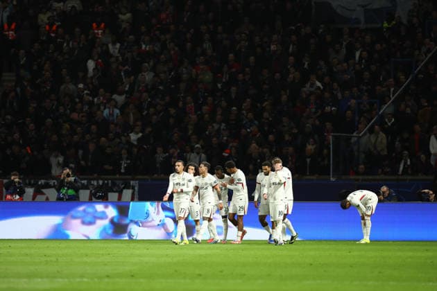 March 11, 2026, Paris, Ile-De-France, France: MALO GUSTO of Chelsea scores his side s first goal and equalizer in the UEFA Champions League 2025 26 Round of 16 Leg 1 of 2 game between PARIS SAINT-GERMAIN (PSG) and CHELSEA FC at the Parc des Princes Stadium in Paris, France. Paris France - ZUMAc179 20260311_zep_c179_006 Copyright: xMickaelxChavetx