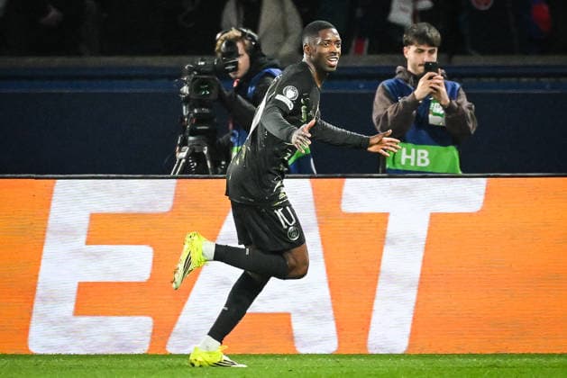 March 11, 2026, Paris, France, France: Ousmane DEMBELE of PSG celebrates his goal during the UEFA Champions League match between Paris Saint-Germain and Chelsea CF at Parc des Princes Stadium on March 11, 2026 in Paris, France. Paris Saint-Germain V Chelsea CF - UEFA Champions League  - ZUMAm308 20260311_zsp_m308_005 Copyright: xMatthieuxMirvillex