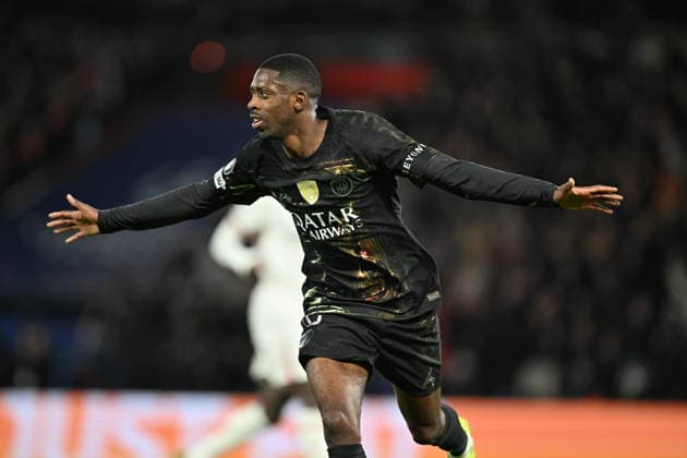 PSG v Chelsea - UEFA Champions League PARIS, FRANCE - MARCH 11: Ousmane Dembele of Paris Saint-Germain celebrates scoring his team s second goal during the UEFA Champions League 2025 26 Round of 16 First Leg match between Paris Saint-Germain FC and Chelsea FC at Parc des Princes in Paris, France on March 11, 2026. Mustafa Yalcin Anadolu Paris France. Editorial use only. Please get in touch for any other usage.  Copyright: x2026xAnadoluxMustafaxYalcinx