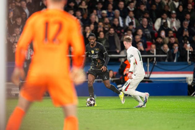 March 11, 2026, Paris, Ile De France, France: Ousmane Dembele of PSG in action during the UEFA Champions League match between Paris Saint Germain (PSG) and Chelsea at Parc des Princes on March 11, 2026, in Paris, France. Paris Saint Germain VS Chelsea : UEFA Champions League  - ZUMAc313 20260311_zsp_c313_011 Copyright: xFaresxChafaix