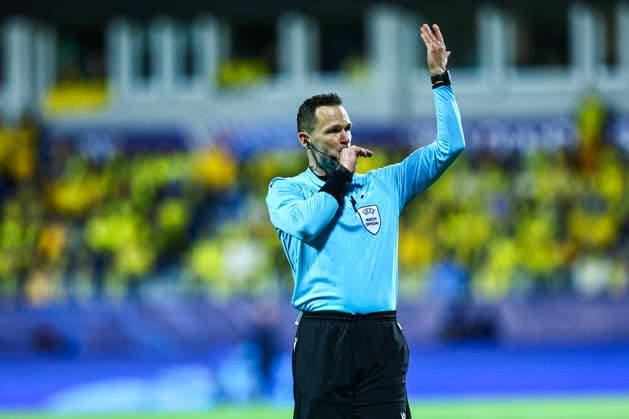 Football, Champions League 2025 2026 Bodo Glimt Sporting Lisbon Bodo 20260311 Referee Ivan Kruzliak during the Champions League football match between Bodo Glimt and Sporting Lisbon at Aspmyra Stadium Photo Mats Torbergsen NTB Bodo Norway EDITORIAL USE ONLY RESTRICTED USE FOR BETTING COMPANIES  Copyright: xMatsxTorbergsenx xNTBx
