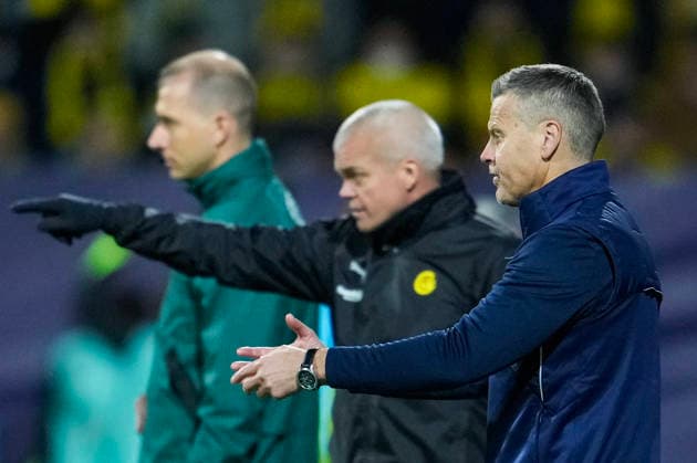 Football, Champions League 2025 2026 Bodo Glimt Sporting Lisbon Bodo, Norway 20260311 Bodo Glimt s coach Kjetil Knutsen during the Champions League football match between Bodo Glimt and Sporting Lisbon at Aspmyra Stadium Photo Fredrik Varfjell NTB Bodo Norway EDITORIAL USE ONLY RESTRICTED USE FOR BETTING COMPANIES  Copyright: xFredrikxVarfjellx xNTBx