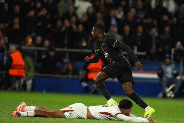 March 11, 2026, Paris, Ile-De-France, France: OUSMANE DEMBELE of PSG celebrates scoring his side s second goal in the UEFA Champions League 2025 26 Round of 16 Leg 1 of 2 game between PARIS SAINT-GERMAIN (PSG) and CHELSEA FC at the Parc des Princes Stadium in Paris, France. Soccer 2026: Champions League: PSG : Chelsea  - ZUMAc179 20260311_zep_c179_020 Copyright: xMickaelxChavetx