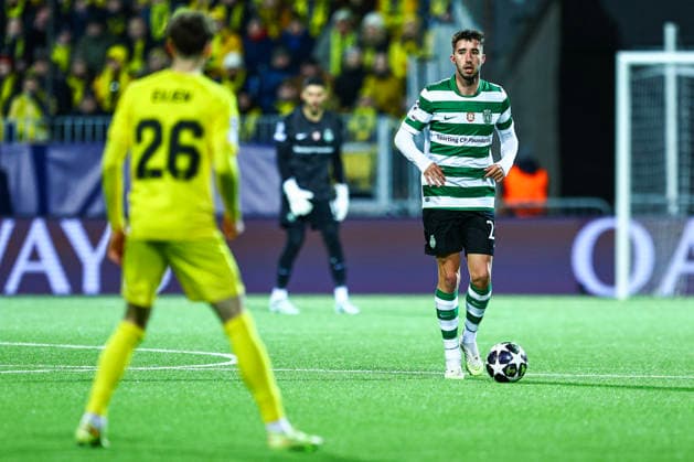 Football, Champions League 2025 2026 Bodo Glimt Sporting Lisbon Bodo 20260311 Sportings Goncalo Inacio during the Champions League football match between Bodo Glimt and Sporting Lisbon at Aspmyra Stadium Photo Mats Torbergsen NTB Bodo Norway EDITORIAL USE ONLY RESTRICTED USE FOR BETTING COMPANIES  Copyright: xMatsxTorbergsenx xNTBx