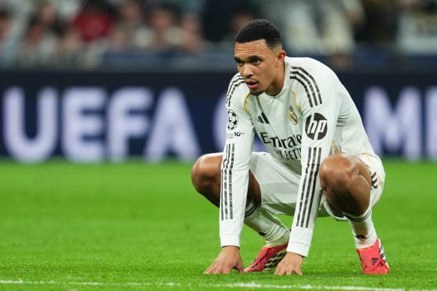 ESP: Real Madrid v Manchester City . UEFA Champions League match. Round of 16, first leg. Trent Alexander-Arnold of Real Madrid during the UEFA Champions League match, Round of 16, first leg, between Real Madrid and Manchester City played at Santiago Bernabeu Stadium on March 11, 2026 in Madrid Spain. kpng Copyright: xBaguxBlancox xPRESSINPHOTOx PS_260311_RMA_MCI_059