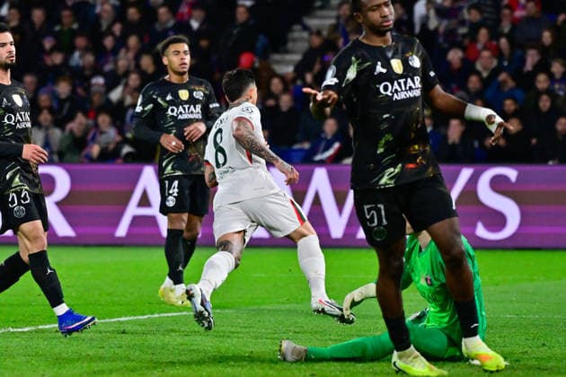 FOOTBALL : PSG vs Chelsea - Ligue des Champions - 11 03 2026 Enzo Fernandez of Chelsea celebrates after scoring during the UEFA Champions League match between Paris Saint Germain and Chelsea FC at Parc Des Princes on March 11 , 2026 in Paris, France. ( Photo by Federico Pestellini PsnewZ ) ParisFrance  Copyright: xFedericoxPestellinix