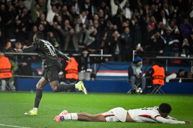 Champions League PSG vs Chelsea F.C - FA Paris Saint-Germain’s forward Ousmane Dembele celebrates scoring a goal during the UEFA Champions League football match between Paris Saint-Germain and Chelsea F.C at the Parc des Princes Stadium in Paris on March 11, 2026. Photo by Firas Abdullah ABACAPRESS.COM Paris Ile-de-France France  Copyright: xAbdullahxFiras ABACAx
